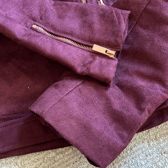 Lauren conrad suede motorcycle jacket - Picture 5 of 6